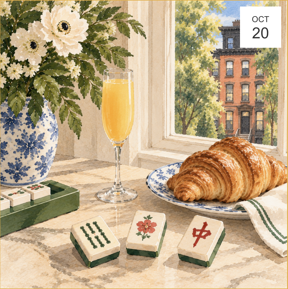 A Morning of Mahj at the Designer Showhouse — October 20