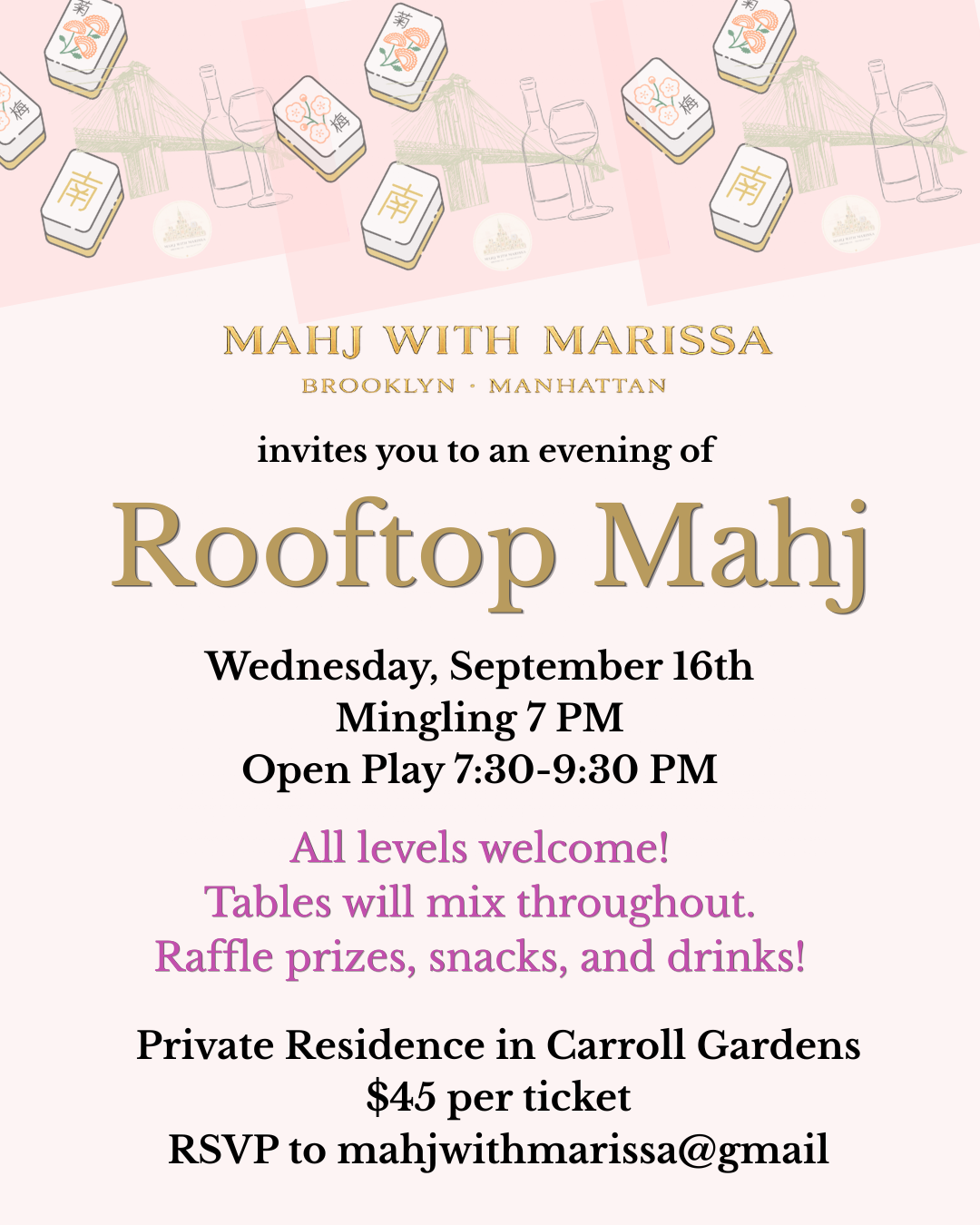 Rooftop Mahj — September 16